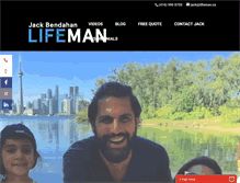 Tablet Screenshot of lifeman.ca